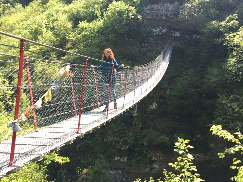 ponte tibetano val sorda